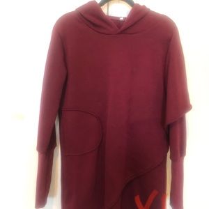 Sweatshirt material tunic